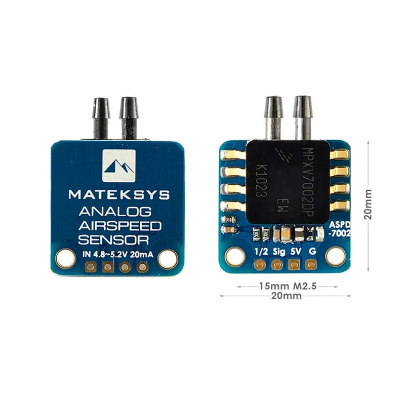 Matek Systems аналоговые скорости полета Сенсор ASDP 7002 Управление для F4 F7