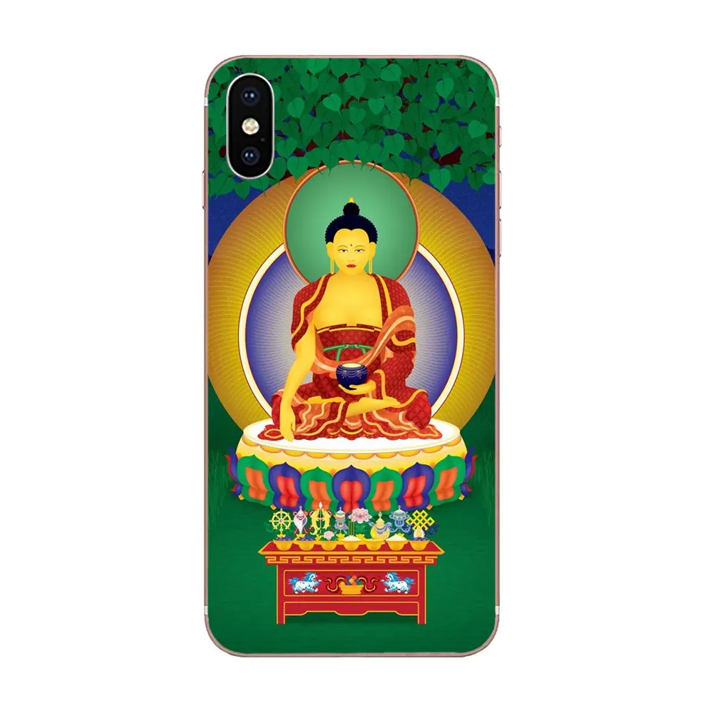 ТПУ чехол для телефона Apple iPhone 4 4s 5 5C 5S SE 6 6S 7 8 Plus X XS Max XR Гаутама Будда постер |
