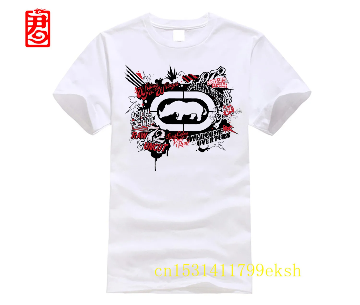 Мужская белая футболка Ecko_Unltd на заказ модная 2020 дешевая горячие футболки черный