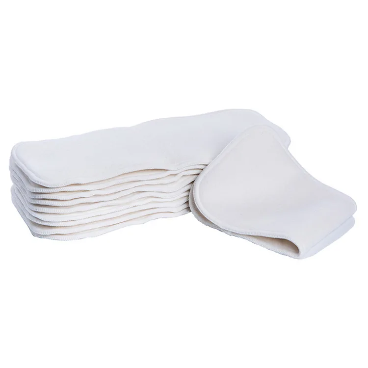 

4 Layer 20x49cm Adult Diaper Inserts Incontinence Disable Washable Reusable Microfiber Insert Breathable Cloth Diaper Nappies