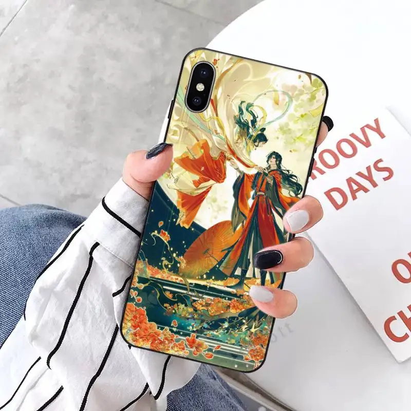 

Chinese style Tian Guan Ci Fu Phone Case for iPhone 11 12 mini pro XS MAX 8 7 6 6S Plus X 5S SE 2020 XR