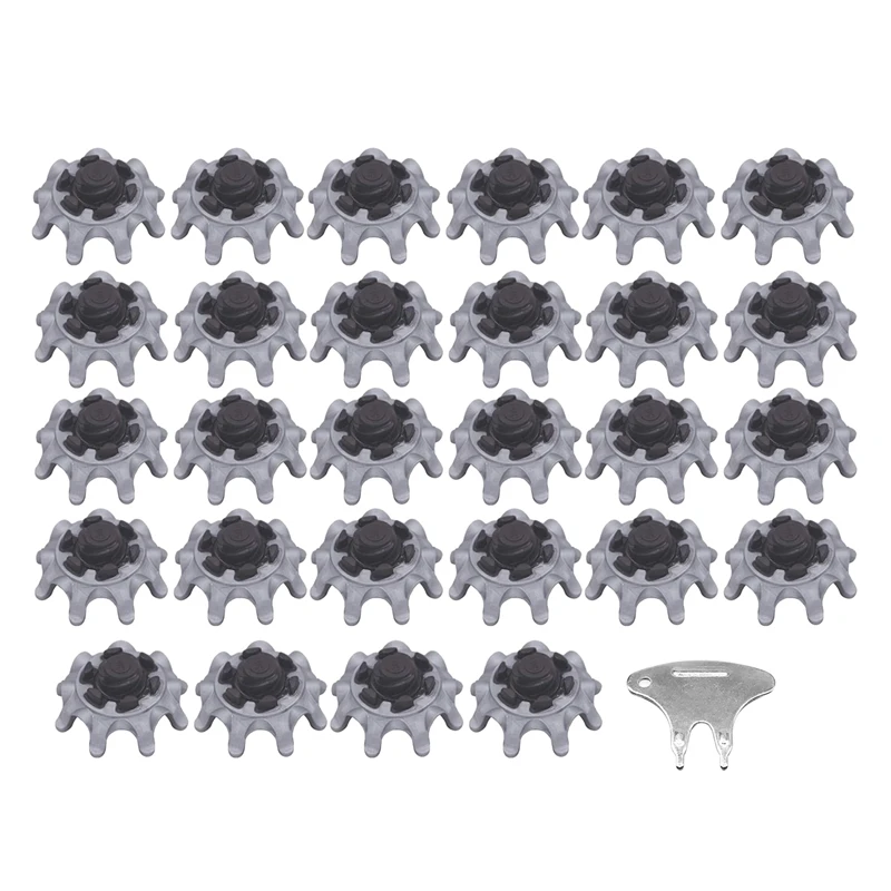 

Top!-28 PCS Golf Spikes Replacement Golf Shoe Spikes Kit Golf Shoes Replacement Cleats Easy Install Fits Most Golf Shoes