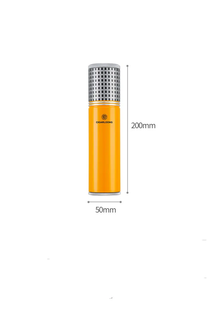 COHIBA, классические гаджеты, алюминиевый сплав, дорожная сигарная трубка, портативная банка, для улицы, для сигар, Humidor W, увлажнитель, гигрометр, флокирующая сумка