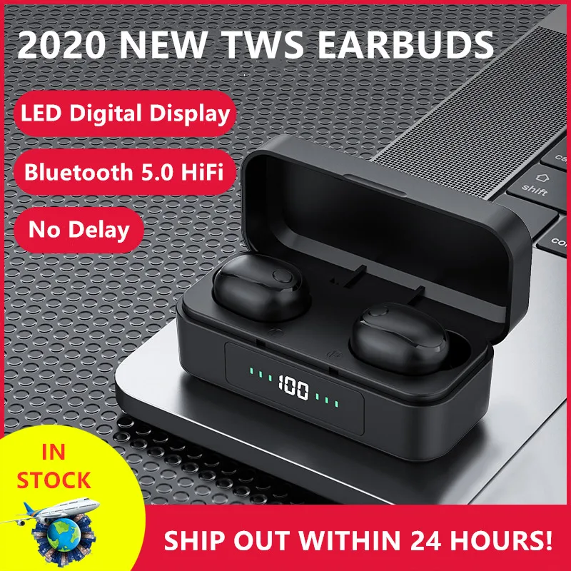 Новинка TWS Bluetooth наушники Беспроводные с микрофоном Наушники вкладыши Гарнитура