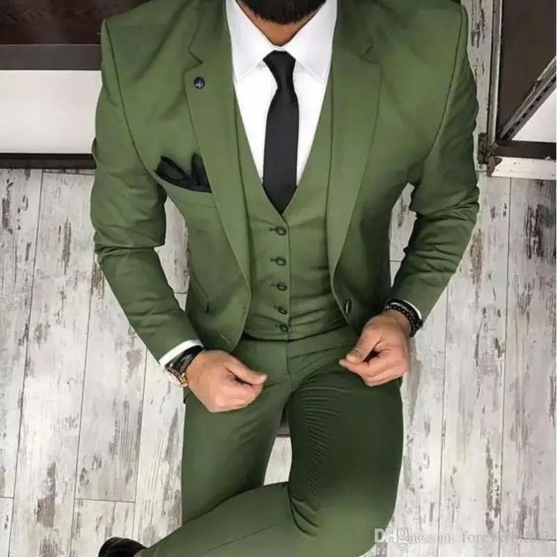 

YIWUMENSA Male Fashion 3 Piece Set Slim Fit Men's Suits For Wedding Groom Smoking Work Wear Blazer&Vest+Pants Custom Made 2021
