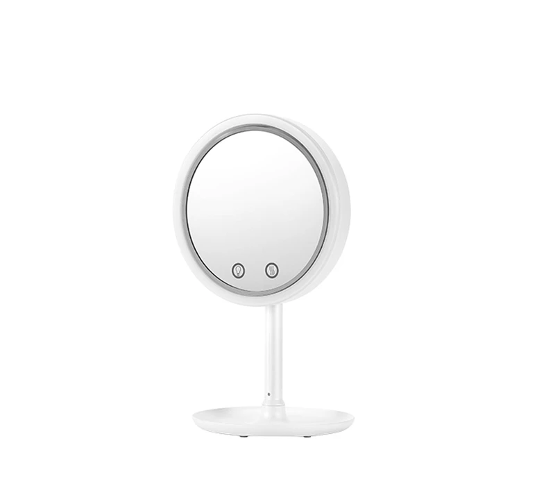 Makeup Зеркало Led с вентилятором без пота 5X Увеличительное Косметическое зеркало LED портативное мини карманное зеркало сенсорный экран стоячие зеркала зеркало для макияжа зеркало для макияжа зеркало с подсветкой зер