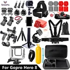 SnowHu для Gopro Hero 8 Black set 45M подводный водонепроницаемый чехол для камеры дайвинг корпус крепление для GoPro аксессуары GS93