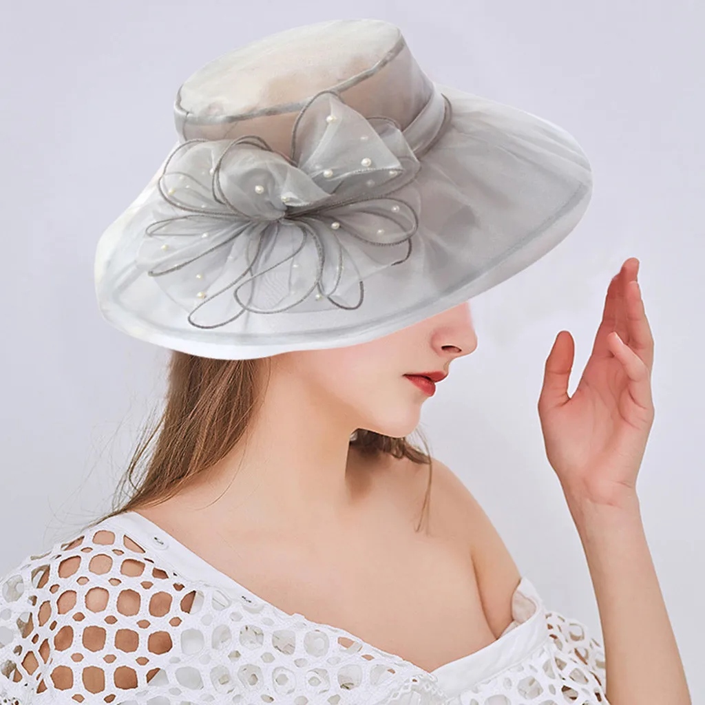 Новое поступление 2020 элегантные женские головные уборы для церкви Повседневная