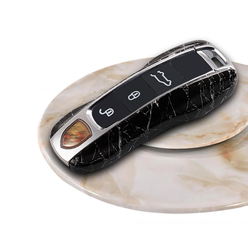 Для Porsche Panamera Cayenne Модный чехол для ключей автомобиля чехол для ключей чехол дистанционного брелока защитный чехол