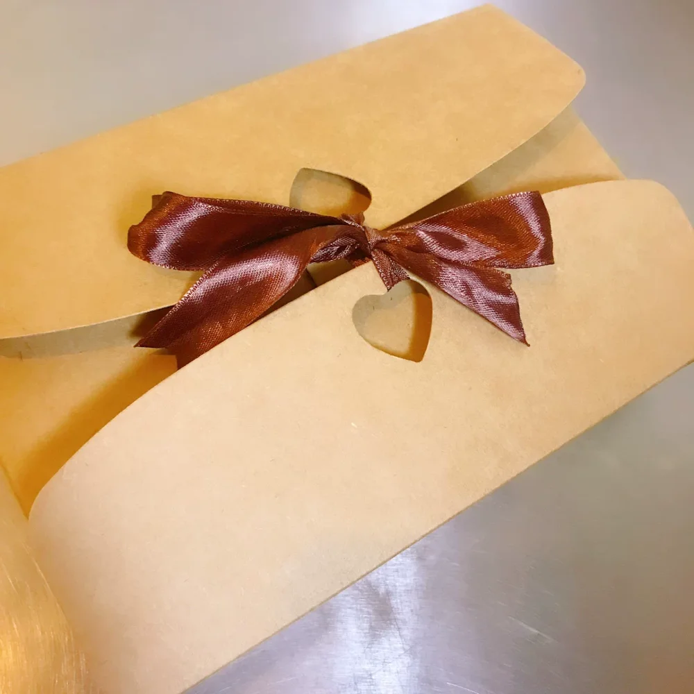 20 шт./лот коричневые крафт-картонные коробки подарочная упаковочная бумажная