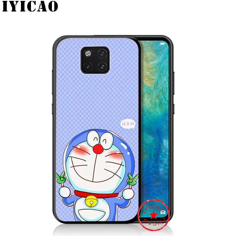 IYICAO Doraemon аниме мягкий чехол для huawei P30 P20 P10 P9 P8 P Smart Z Plus 2019 Lite Pro 2018 2017 2016 TPU |