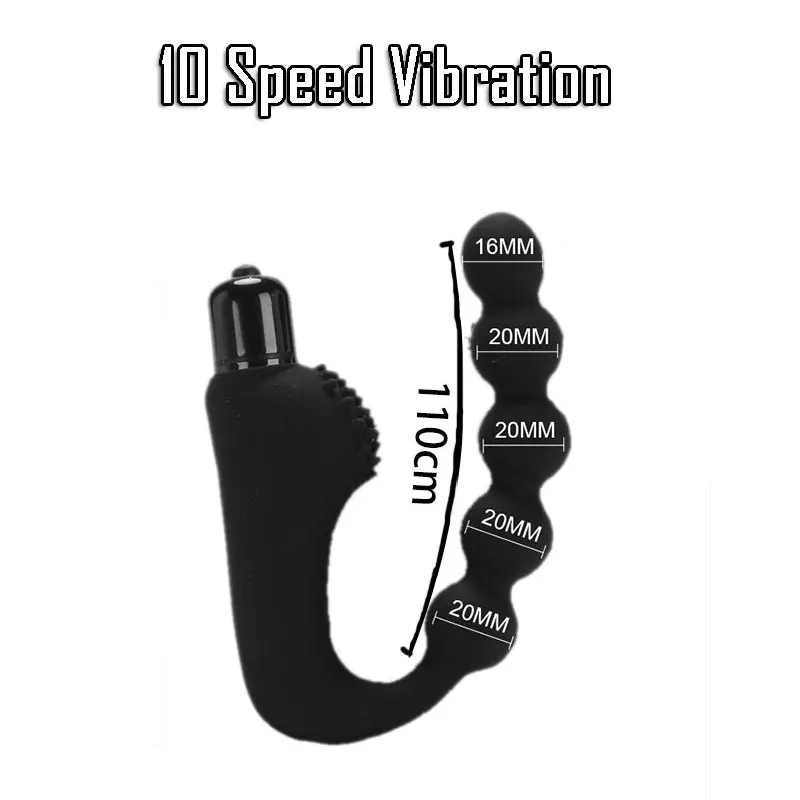 Вибратор-Пуля для массажа простаты Анальная пробка массажер интимные игрушки