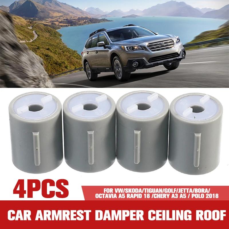 

4x Car Handle Armrest Damper Ceiling Roof For VW/Skoda/Tiguan/Golf/Jetta/Bora/Octavia A5 Rapid 18 For Chery A3 A5 For Polo 2018