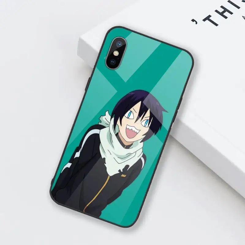 

Noragami yato Anime Phone Case Tempered glass For iphone 6 6S 7 8 plus X XS XR 11 12 mini PRO MAX