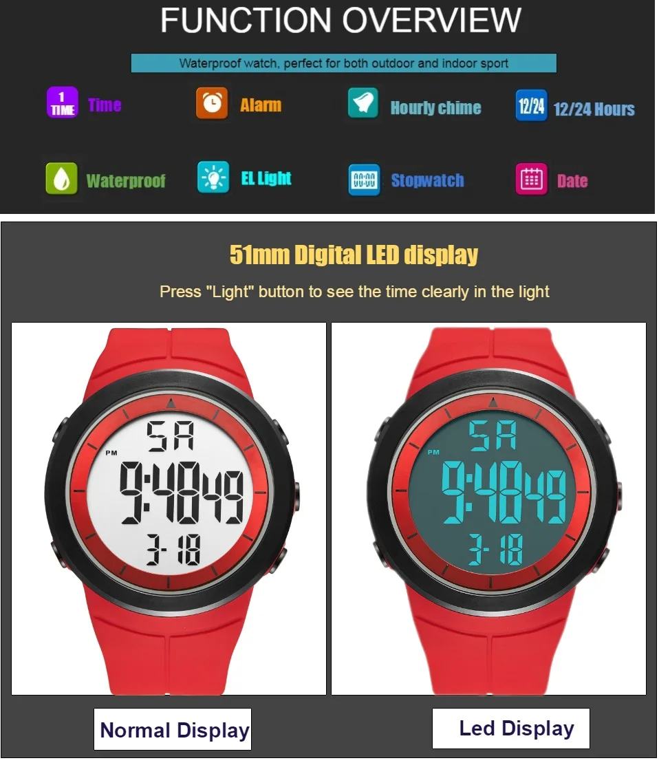 Цифровые ЖК-мужские часы reloj hombre Военный Зеленый Водонепроницаемый Открытый Бег наручные часы, силиконовый браслет часы мужские подарки для мальчиков
