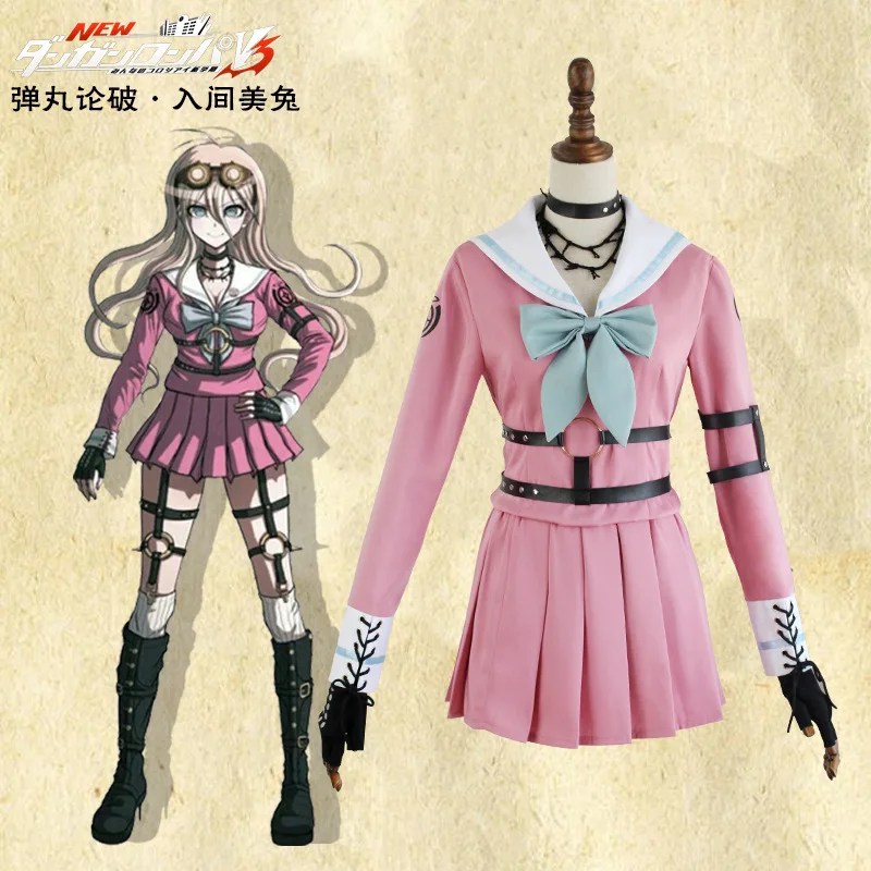 Костюм Danganronpa V3 на Хэллоуин: killy Harmony Iruma Miu Rabbit японская красивая розовая девушка