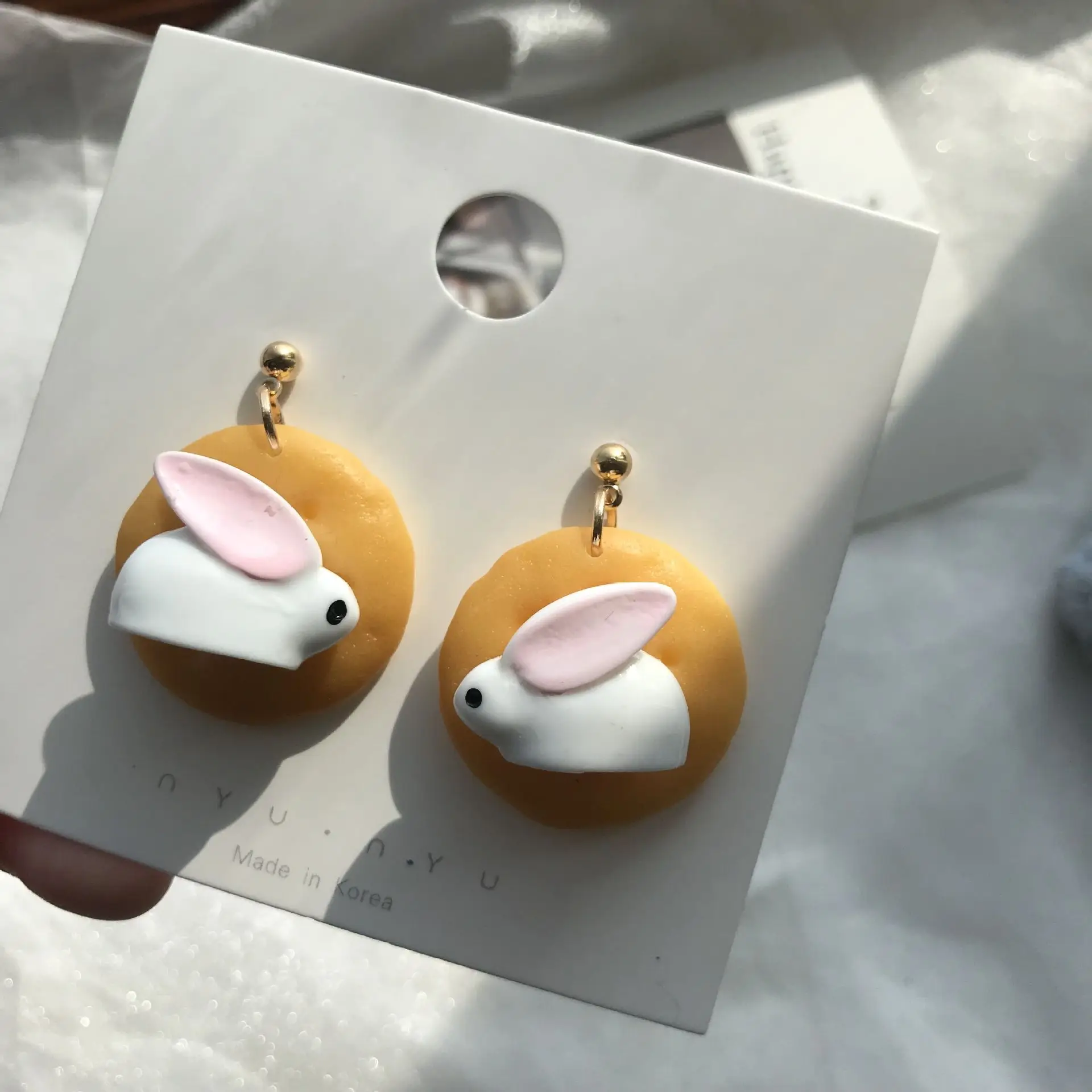 ZiccoWong Новый с подвесками в виде милых акриловых цветов сережки гвоздики форме