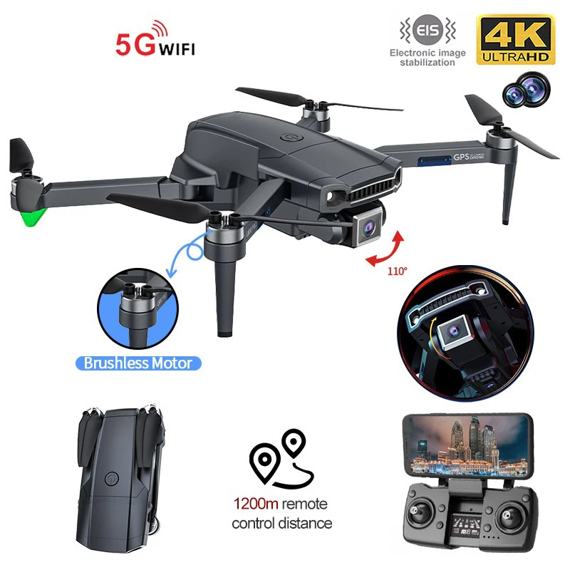 

Профессиональный бесщеточный Квадрокоптер L800 PRO GPS RC 6K с двумя HD-камерами для аэрофотосъемки