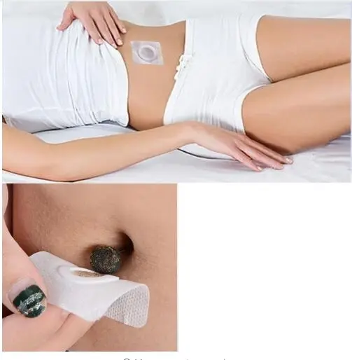60 шт. наклейки для пупка массажа удаления влаги холодного дворца мокса|Массажные