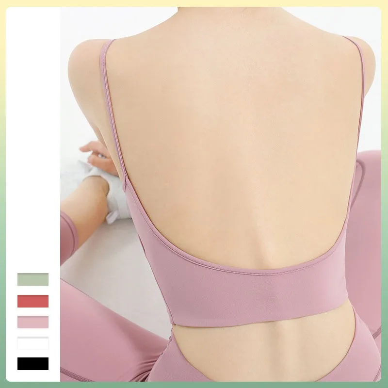 

Сексуальный спортивный костюм для бега, фитнеса, женский жилет с нагрудной подушкой