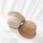 Женская шапка, однотонная теплая Женская шапка из искусственного меха, зимняя Панама из искусственного меха для женщин, уличная Солнцезащитная шапка, шляпа от солнца, женская шапка