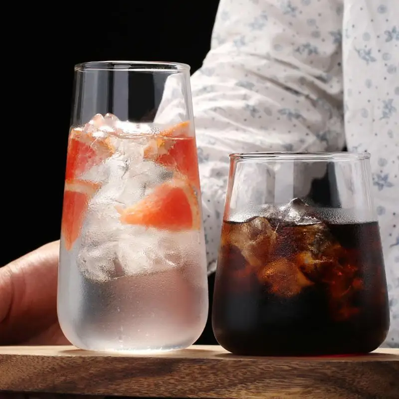 Creative Tea Cup Cold Drink Droplet Shape Coffee Pots Glass Dining Container Mugs Bar Insulated Thermal Summer Milk | Дом и сад