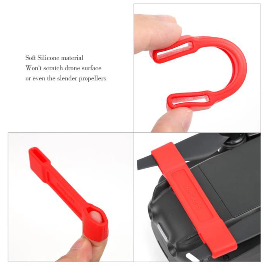 4pcs Fixed Holder Propeller Stabilizers Prop Stabilizer Protector Silicone Soft Clip Guard for DJI MAVIC AIR Drone Accessories |