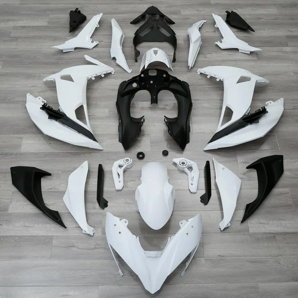 Неокрашенный Белый обтекатель кузова мотоцикла для Kawasaki Ninja 650 ER6F EX650 2017