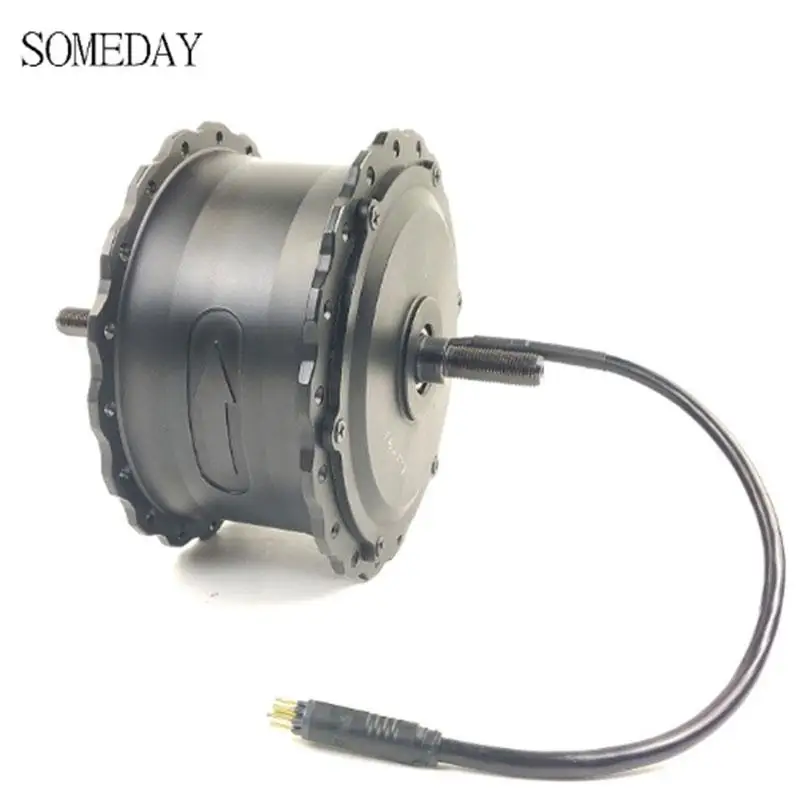 Однажды электровелосипед с толстыми шинами задний поворотный полностью