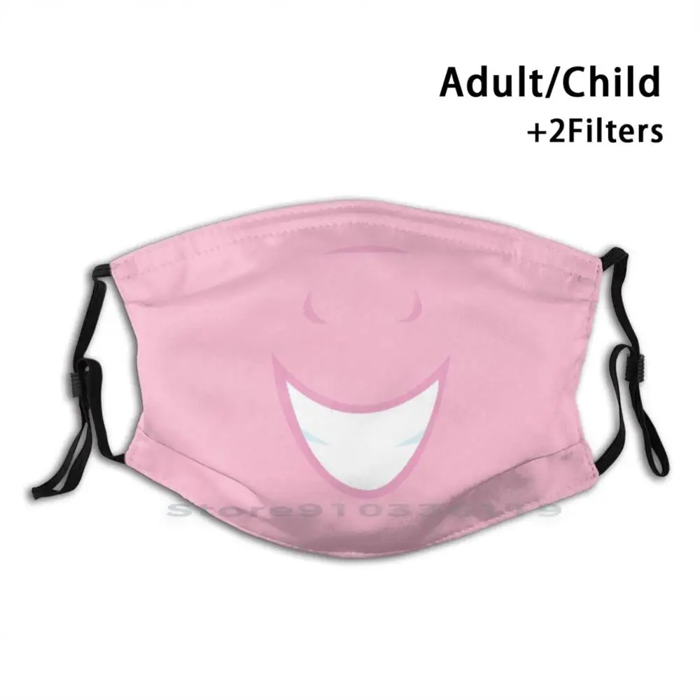 

Cheesy Pinkie Smile Mouth Print Reusable Mask Pm2.5 Filter Face Mask Kids News Facemask Social Distancing New Normal Donald