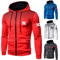 dc letter printed 2021 fallwinter mens casual hoodie high quality cotton pullover korean solid color sweatshirt