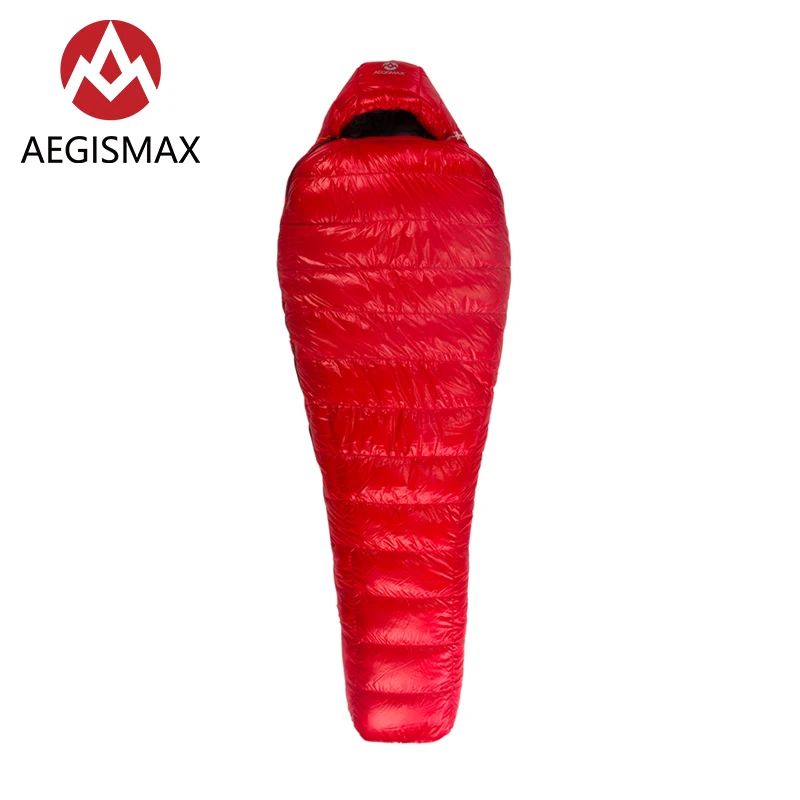 Уличный спальный мешок AEGISMAX для кемпинга C500/C700 зимний сохраняющий тепло на пуха