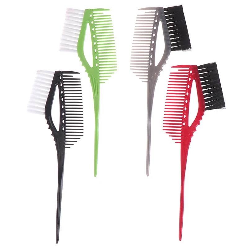 Профессиональная краска для волос 1 шт. цветная щетки и гребни с кистью