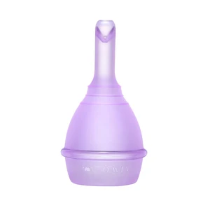 Медицинская силиконовая чаша для менструального периода с клапаном, антибоковая утечка, альтернативный тампон, гигиенические прокладки, женские гигиенические принадлежности