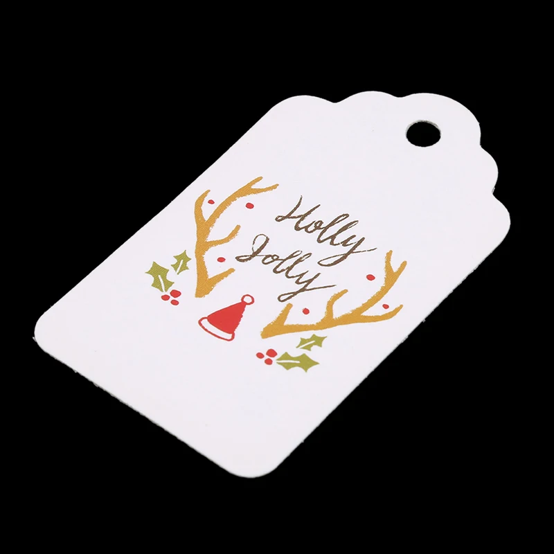 100 шт + 11 м креативная пустая Закладка крафт бумага бирка со струной ручной работы