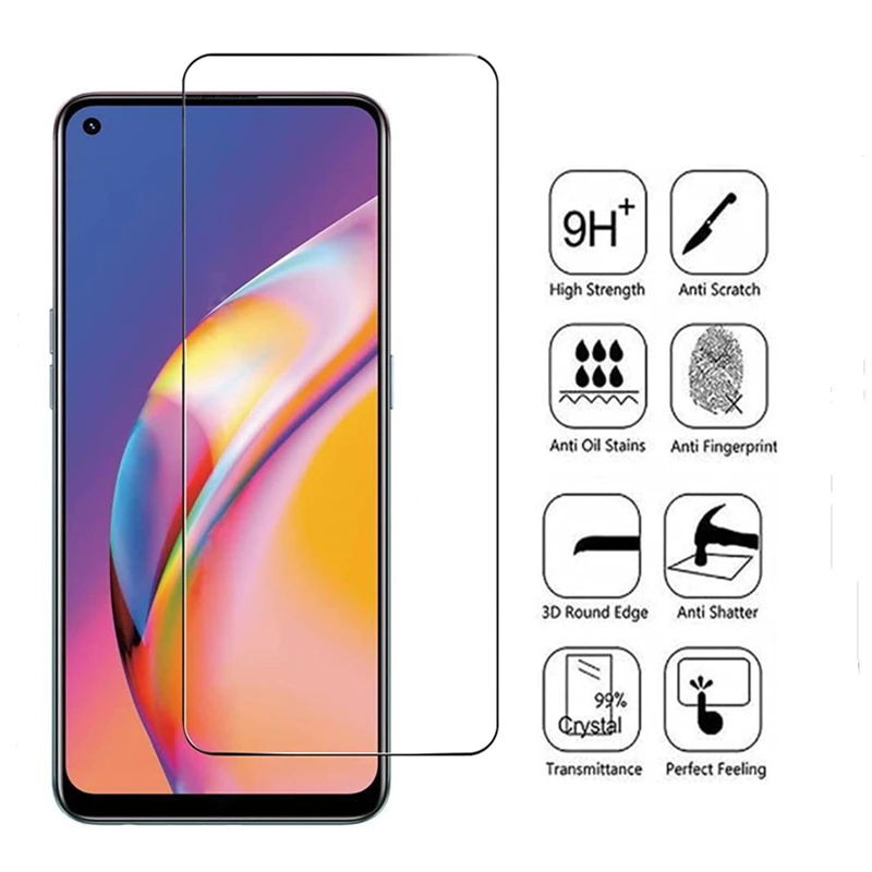 3pcs tempered glass for oppo reno 4 se z lite f 5g screen glass for oppo reno 5 k f lite 4g 5g phone glass free global shipping