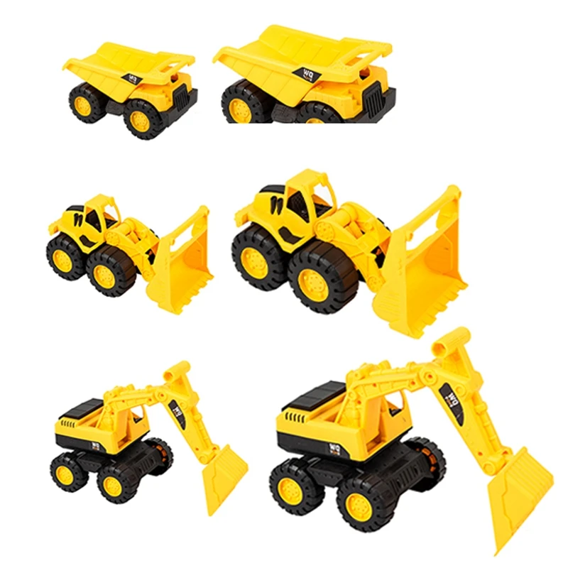 

20-26cm Truck Construction Vehicles Model Toys Children Educational Imitation Inertia Multifunction Kid Excavator Toy