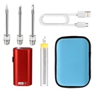 Портативный мини-паяльник с зарядкой через USB, мощностью 40 Вт, мощный многофункциональный Электрический сварочный аппарат, паяльник