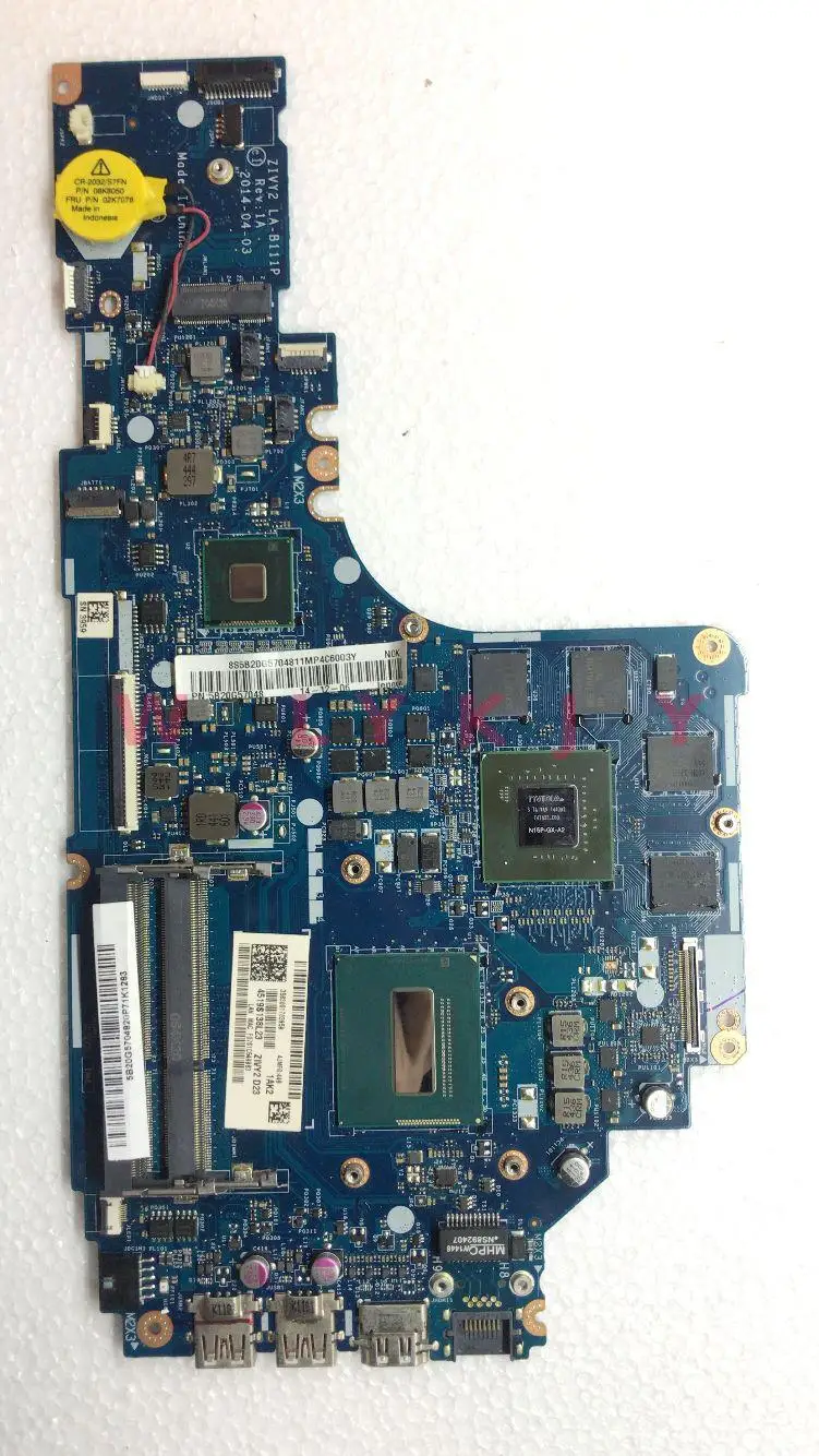 Материнская плата KTUXB ZIVY2 для Lenovo LA-B111P материнская ноутбука i7 4700HQ GTX860M 2G DDR3 100%