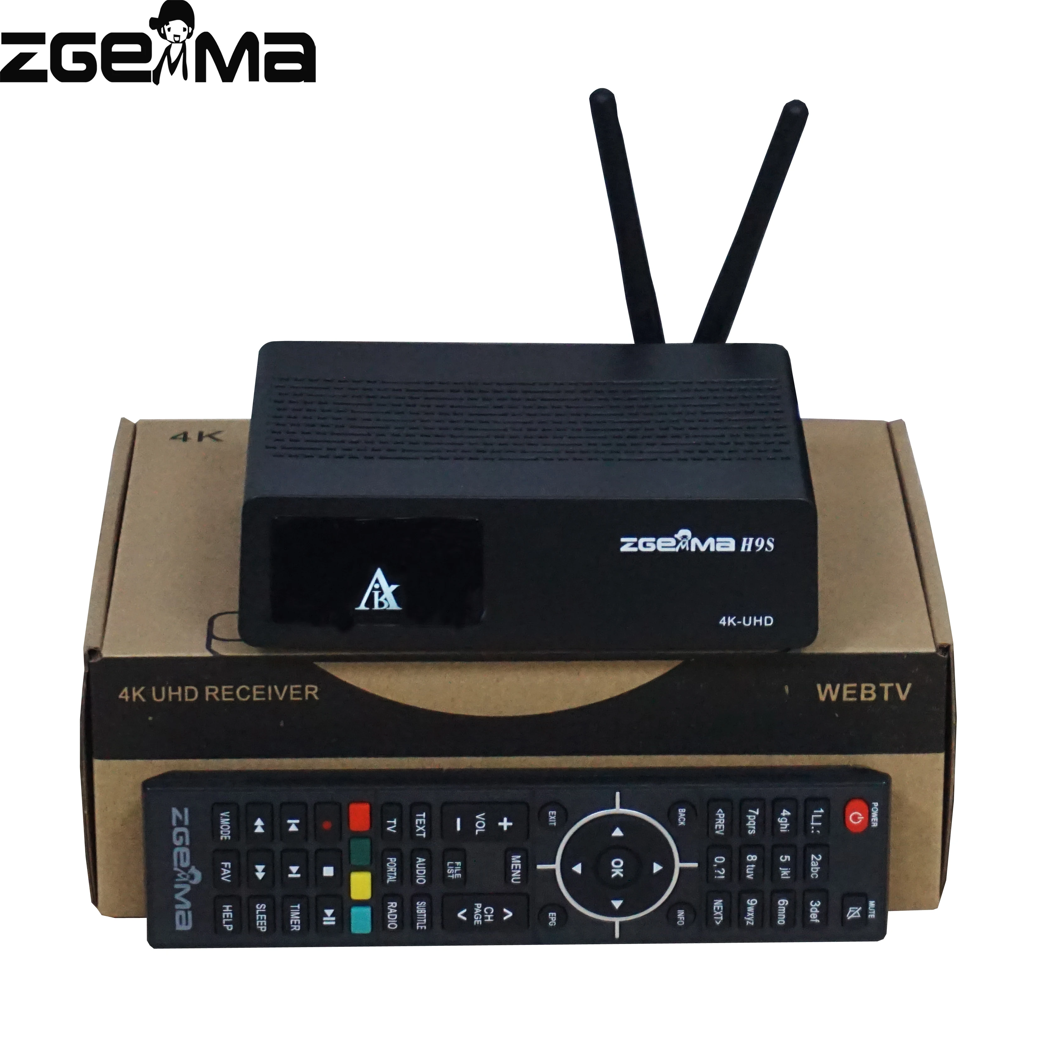 5 шт./лот ZGEMMA H9S с 300 МГц Wi Fi DVB S2X Multistream 4K со сверхвысоким разрешением Ultra HD