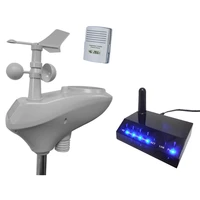 wireless weather station wifi connection solar charging wireless transmission data upload and storage