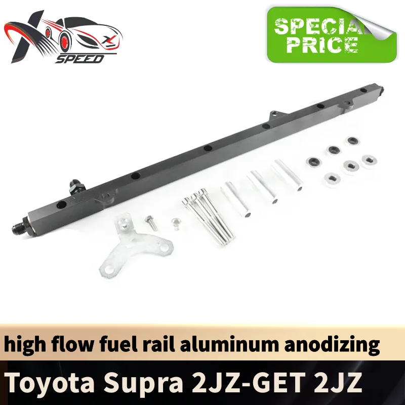 

For Toyota 2JZ-GET 2JZ-GE Supra Altezza VVT-i 3.0L High Flow Fuel Rail XX-FRTY2JZBK