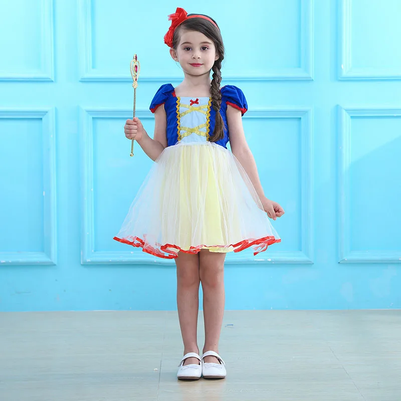 

Платье для девочек; костюм снежной принцессы для костюмированной вечеринки; хлопковое летнее цельнокроеное платье с подкладкой; детское ро...