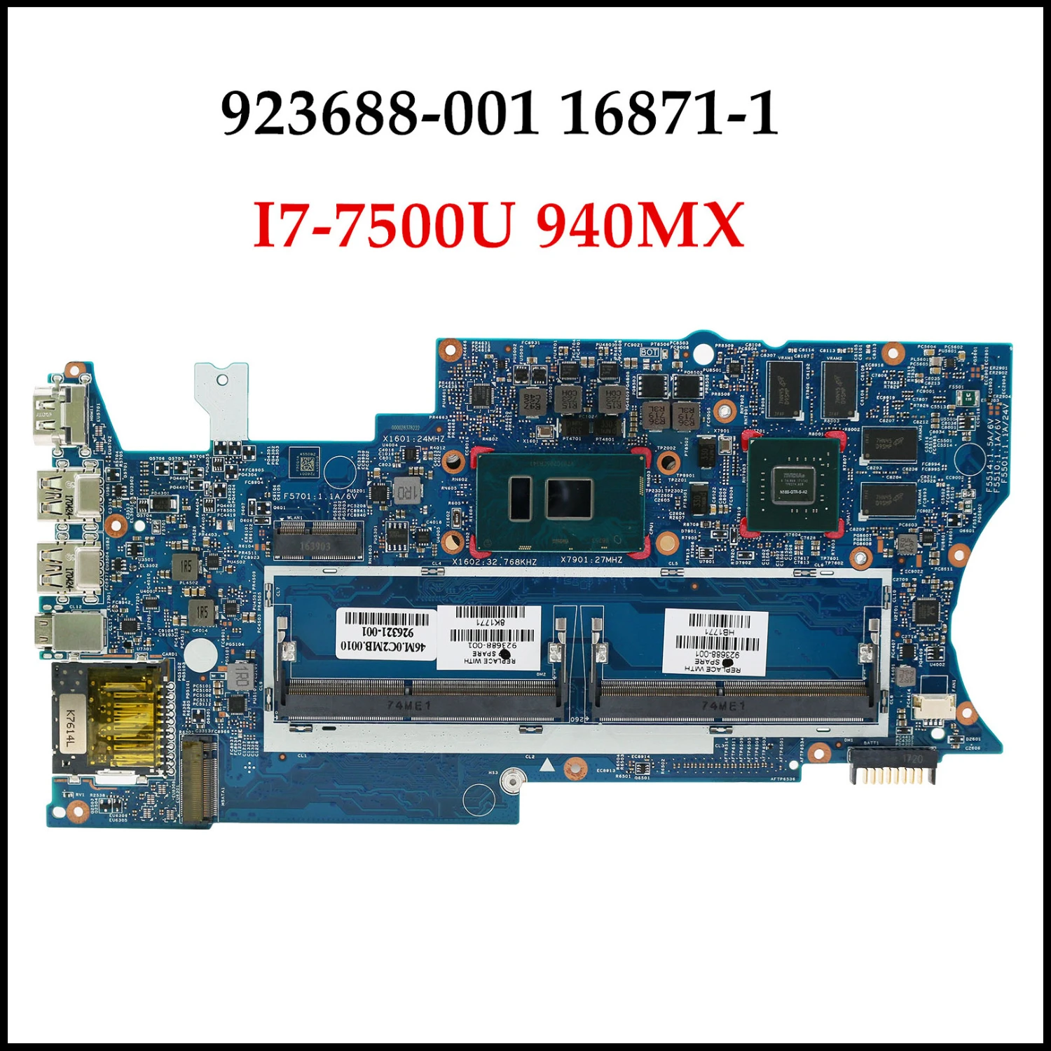 Материнская плата для ноутбука HP Envy X360 923688-001 серия 14-BA материнская 16871-1