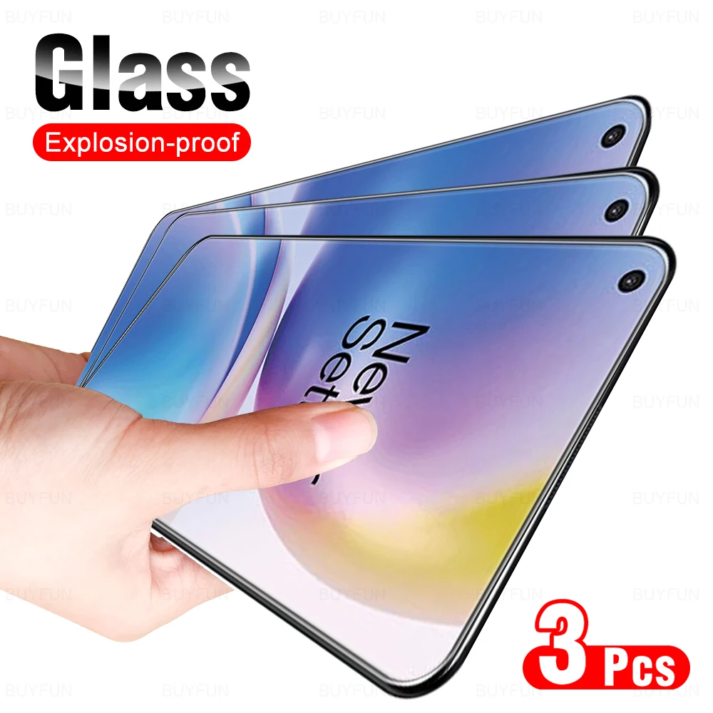 3pcs full cover 1+ nord2 glass tempered glasses for one+ oneplus nord2 nord 2 5g glas anti-scratch screen protector film 6.44