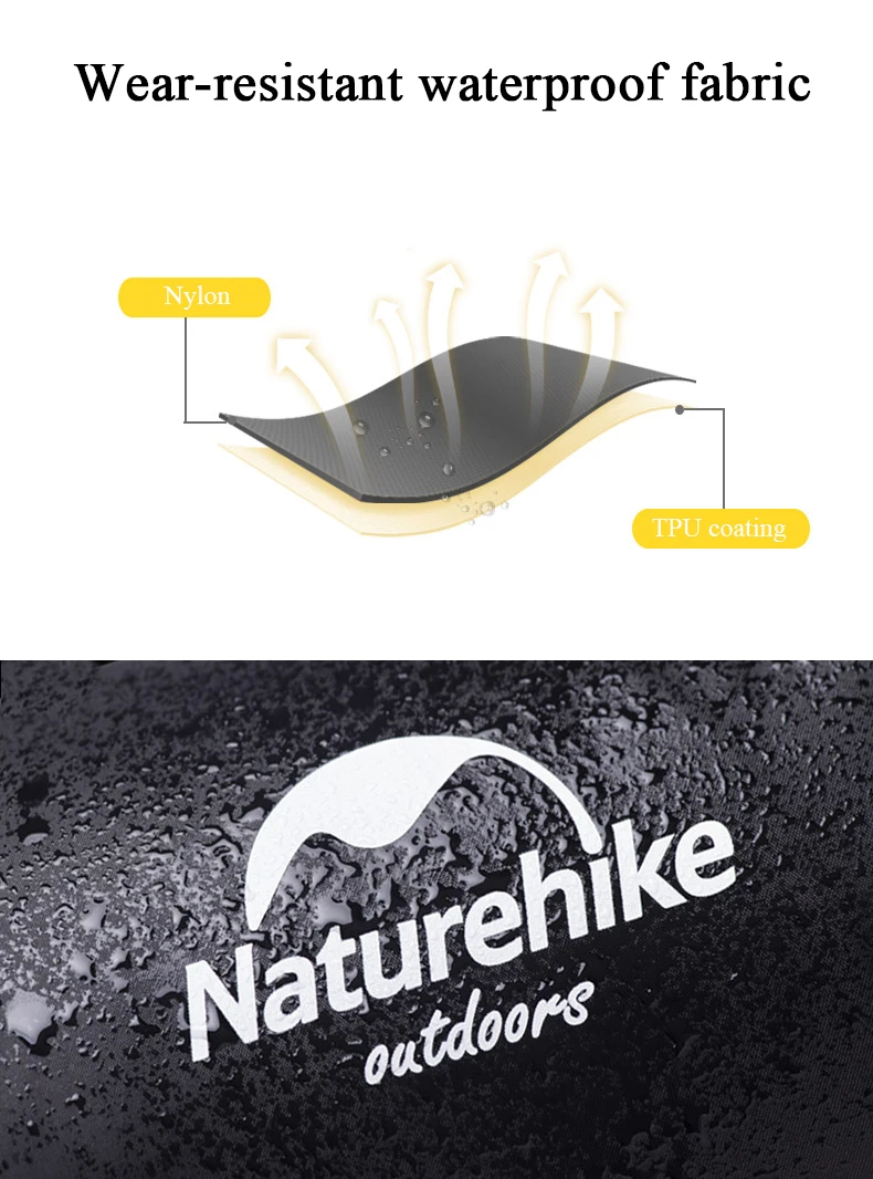 Naturehike рюкзак с защитой от дождя чехол для защиты от пыли 40L 50L 60L 80L альпинистский рюкзак Крышка Водонепроницаемый открытый рюкзак с защитой от дождя