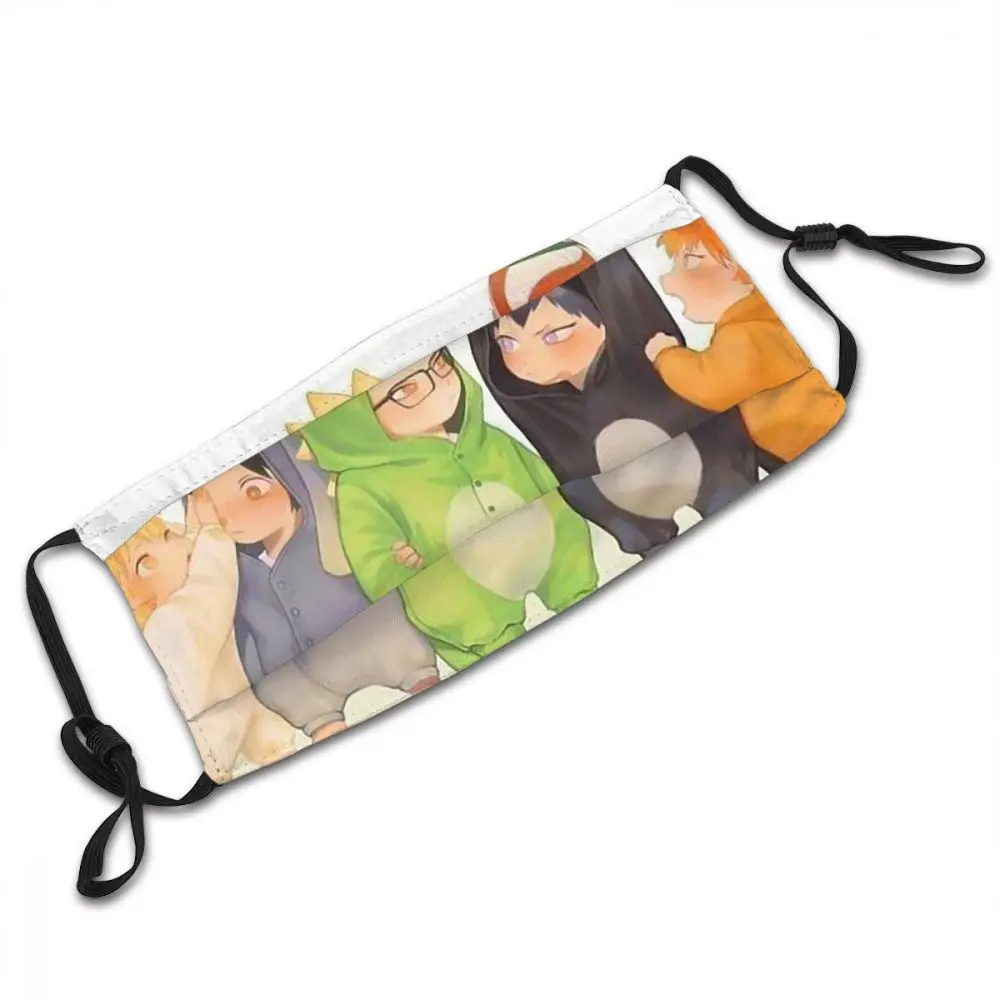Haikyu Hinata японская аниме защитная маска Милая семейная моющаяся многоразовая для