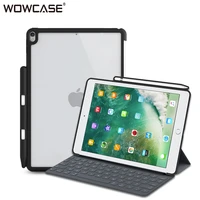 wowcase case for ipad pro 10 5 hard back cases pencil holder perfect match smart keyboard slim back cover for ipad air 3 2019
