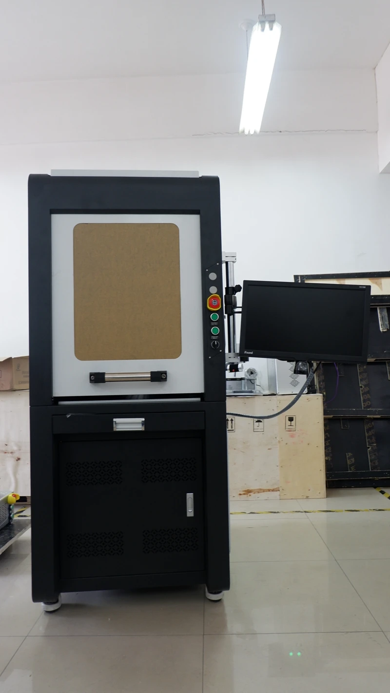 Безопасная волоконная лазерная маркировочная машина 50 Вт Raycus ювелирные изделия