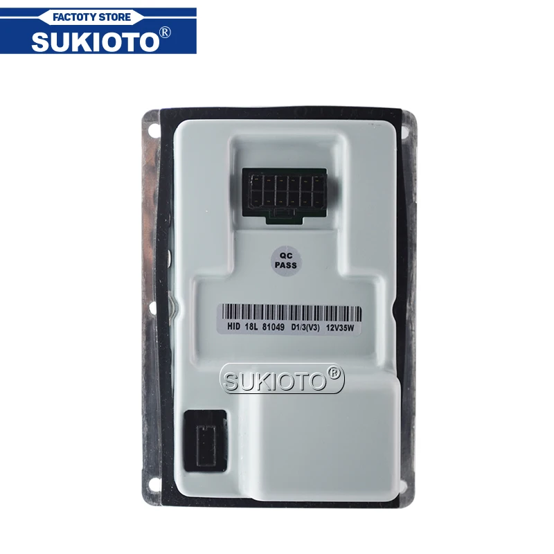 SUKIOTO 100% Новый оригинальный OEM балласт 89030461 V3 LAD5G 12 PIN 35 Вт D1S ксенон D1R фара HID Балласт
